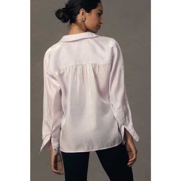 Pilcro Long-Sleeve Shine Blouse - New Small - Picture 2 of 4